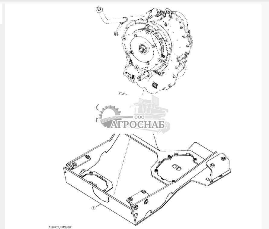 Ограждение трансмиссии 